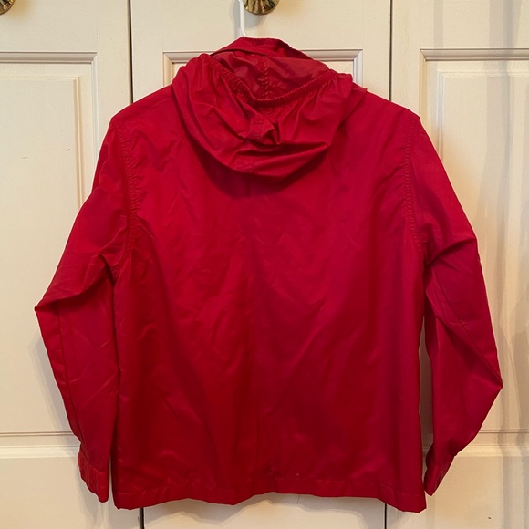 Lands’ End Red Windbreaker/Raincoat Size M - Picture 3 of 3
